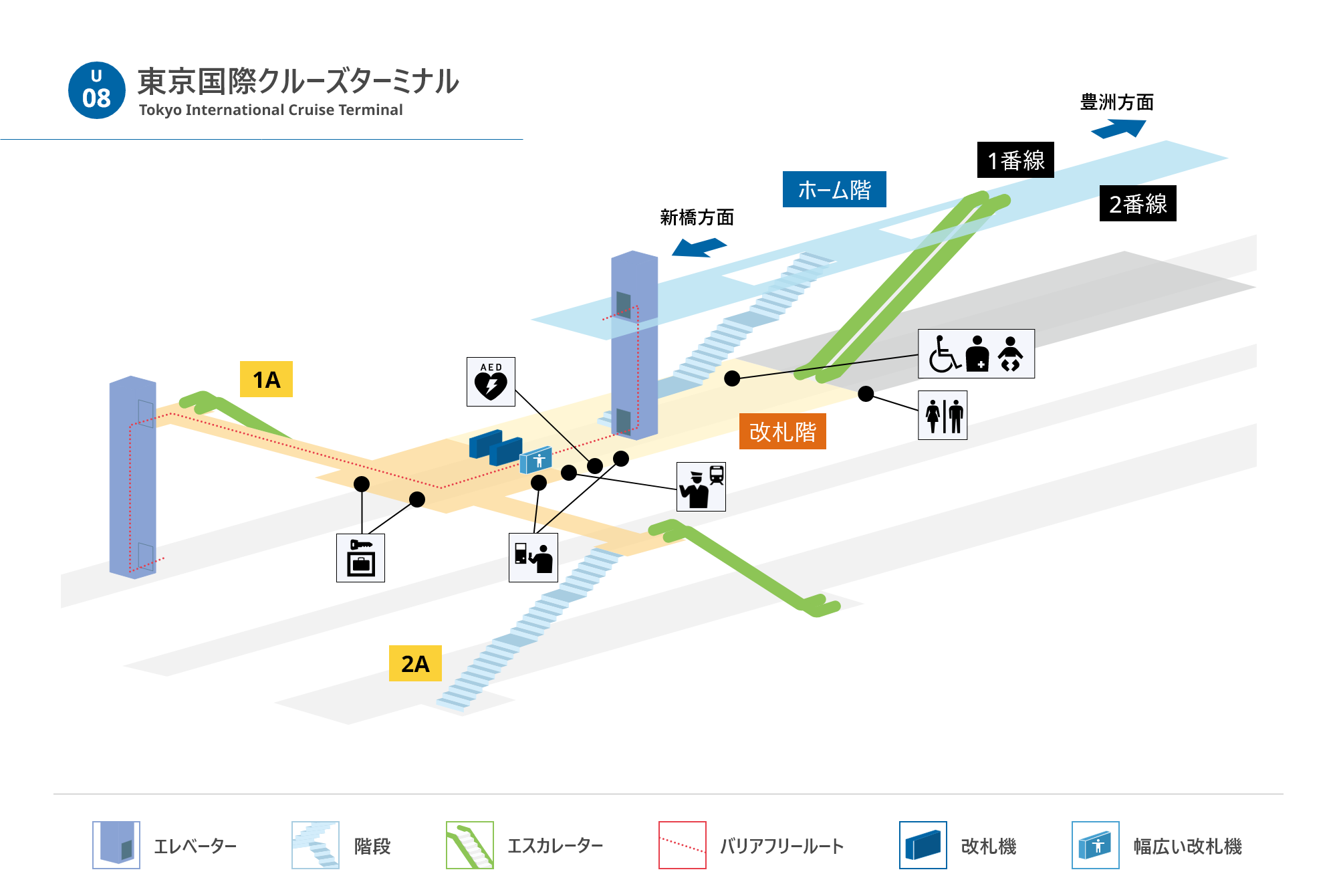 駅構内図